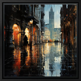 City Metallic Glow - Black Framed