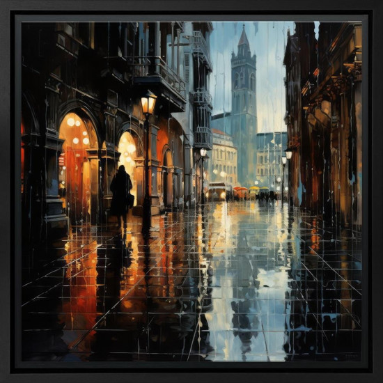 City Metallic Glow - Black Framed City Metallic Glow - Black Framed