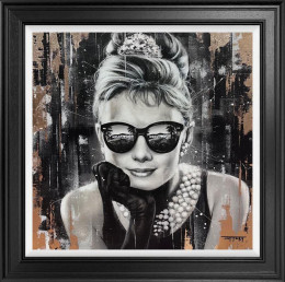 City Of Angels (Audrey Hepburn) - Limited Edition - Black Framed