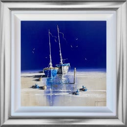 Cobalt Twilight - Original - Framed Cobalt Twilight - Original - Framed