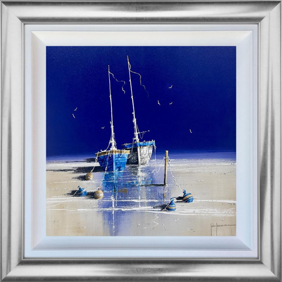 Cobalt Twilight - Original - Framed Cobalt Twilight - Original - Framed