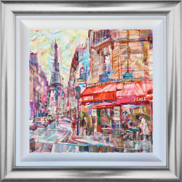 Coffee With A View - Limited Edition - Silver Framed