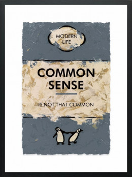 Common Sense... - Limited Edition - Black Framed