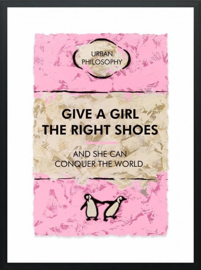 Conquer The World... - Limited Edition - Black Framed Conquer The World... - Limited Edition - Black Framed