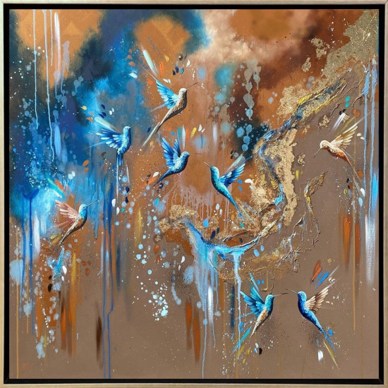 Copper Wings - Original - Framed Copper Wings - Original - Framed