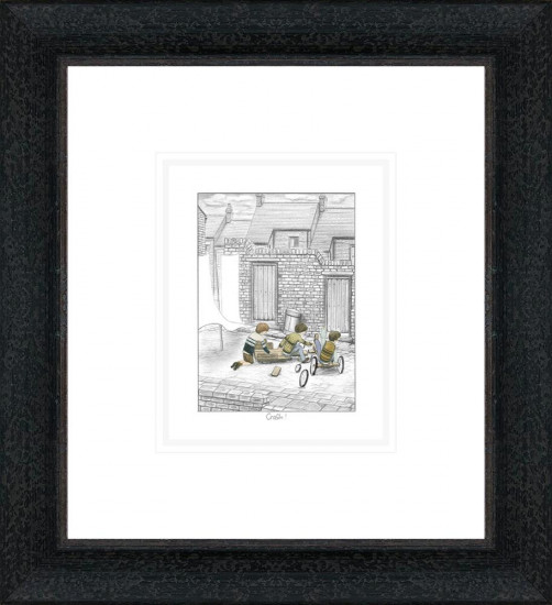 Crash - Sketch - Black Framed