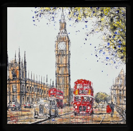 Crossing To Westminster - Original - Framed