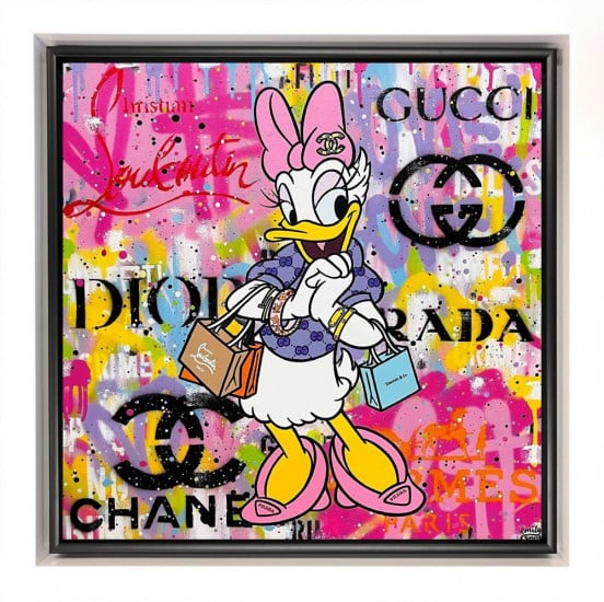 Daisy Loves Luxury - Original - Framed Daisy Loves Luxury - Original - Framed