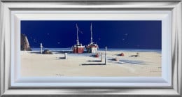 Deep Blue Solitude - Original - Framed Deep Blue Solitude - Original - Framed