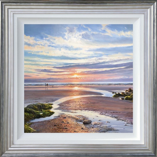 Devon Sunset - Original - Framed Devon Sunset - Original - Framed