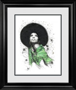 Diana Ross - Original - Framed