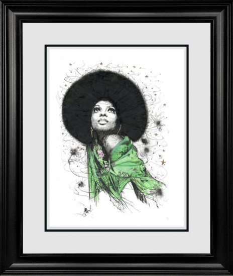Diana Ross - Original - Framed Diana Ross - Original - Framed