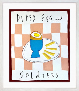 Dippy Egg And Soldiers - Original - Framed