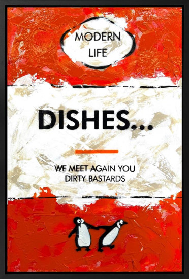 Dishes... - Original - Framed Dishes... - Original - Framed