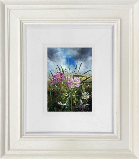 Distand Valley - Miniature - Original - Framed Distand Valley - Miniature - Original - Framed
