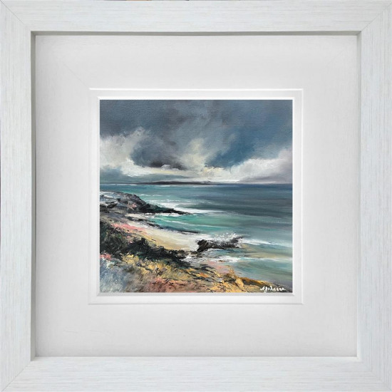 Distant Rain - Original - Framed Distant Rain - Original - Framed