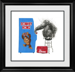Donkey Kong - Original - Framed