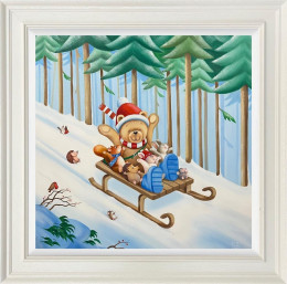 Downhill Delight - Original - Framed