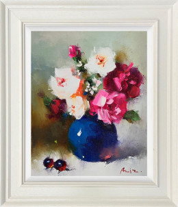 Elegance In Bloom - Original - Framed