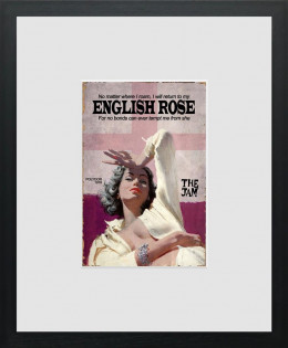 English Rose - Miniature - Limited Edition - Black Framed