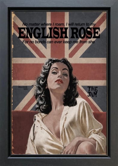 English Rose - Original - Framed English Rose - Original - Framed