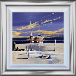 Evening Moorings - Original - Framed