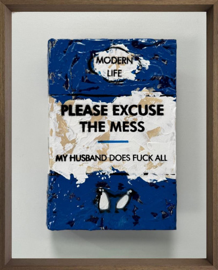 Excuse The Mess - Mini 3D Storybook - Original - Framed Excuse The Mess - Mini 3D Storybook - Original - Framed