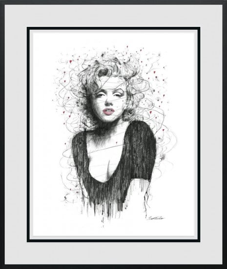 Fear Is Stupid, So Are Regrets (Marilyn) - Framed Fear Is Stupid, So Are Regrets (Marilyn) - Framed