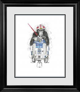 Feel The Force - Original - Framed