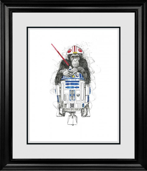 Feel The Force - Original - Framed Feel The Force - Original - Framed