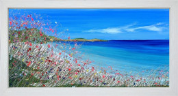 Feeling The Azure Sea - Original - Framed