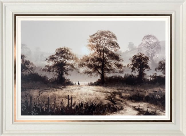 Field Of Dreams - Original - White Framed Field Of Dreams - Original - White Framed