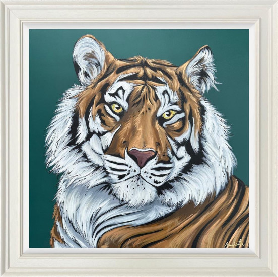 Fierce - Original - White Framed