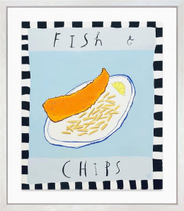 Fish And Chips - Original - Framed