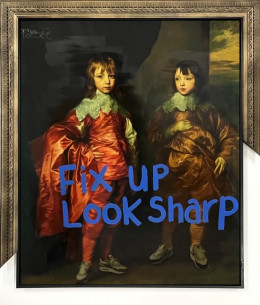 Fix Up, Look Sharp - Original - Framed