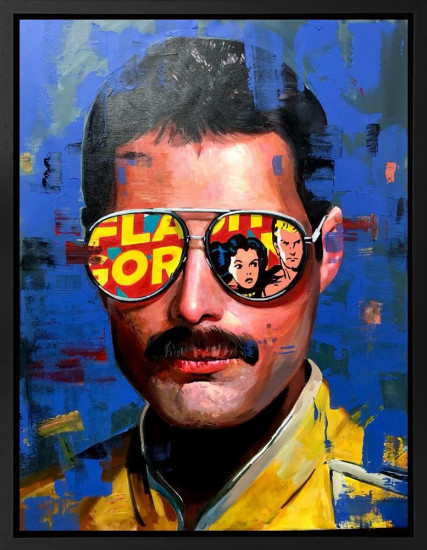 Flash Freddie - Original - Framed Flash Freddie - Original - Framed