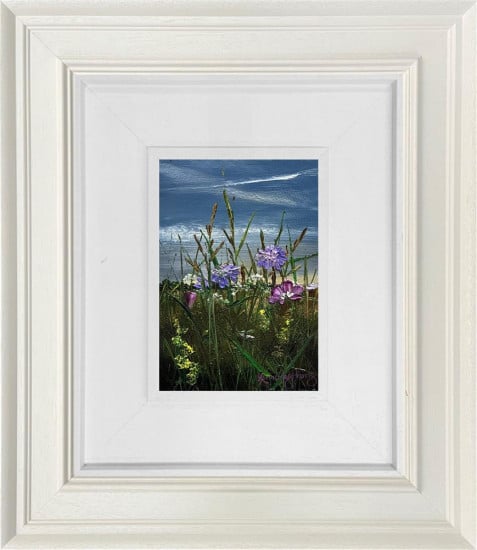 Flowers In The Meadow Air - Original - Framed Flowers In The Meadow Air - Original - Framed