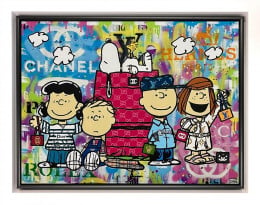 Forever Friends - Original - White Framed Forever Friends - Original - White Framed