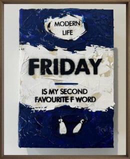 Friday - 3D Storybook - Original - Framed