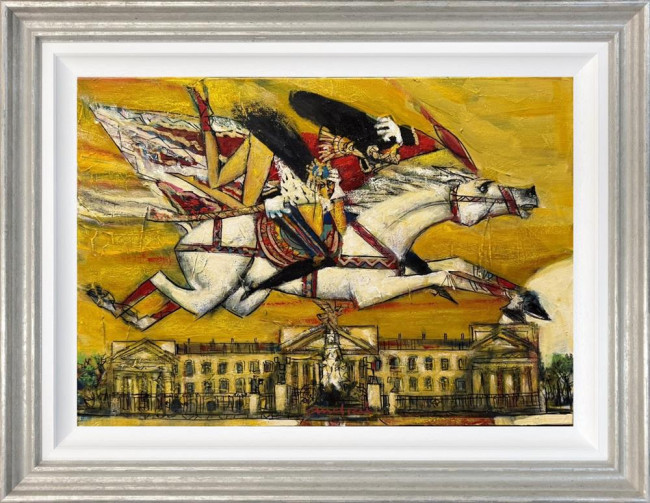 Galloping Away - Original - Framed Galloping Away - Original - Framed