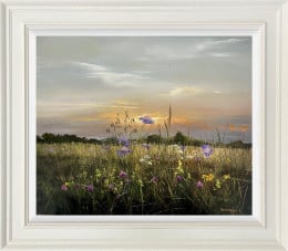 Gentle Hues of Evening - Original - Framed Gentle Hues of Evening - Original - Framed