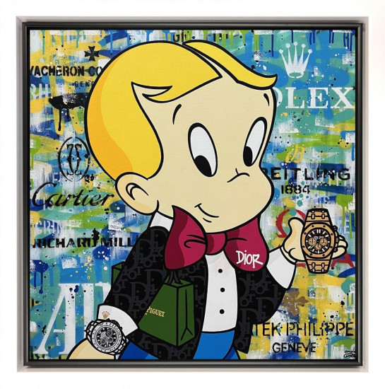 Get Rich! - Original - Framed Get Rich! - Original - Framed