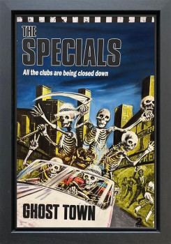 Ghost Town - Original - Black Framed