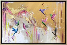 Gilded Wings - Original - Framed Gilded Wings - Original - Framed