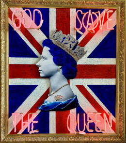 God Save The Queen - Original - Framed