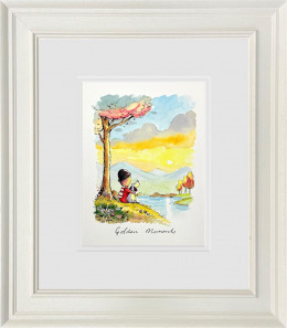 Golden Moments - Sketch - Original - Framed