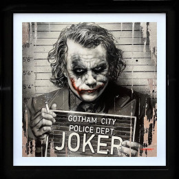 Gotham's Most Wanted - Original - Framed