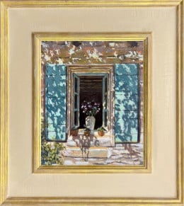Grapevine Shadows II - Original - Framed Grapevine Shadows II - Original - Framed