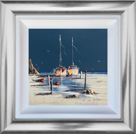 Gulls And Ghosts - Original - Framed Gulls And Ghosts - Original - Framed