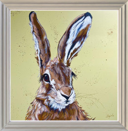 Handsome Hopper - Original - Light Grey Framed